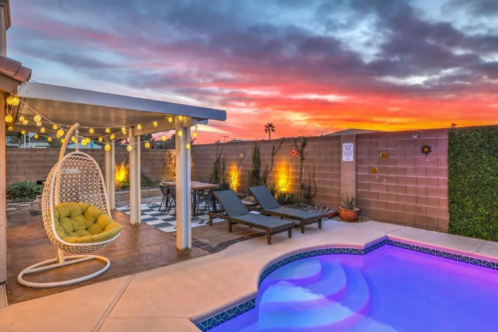 Vila Sunset Swim - Modern Vegas Heated Pool Retreat Henderson Exteriér fotografie